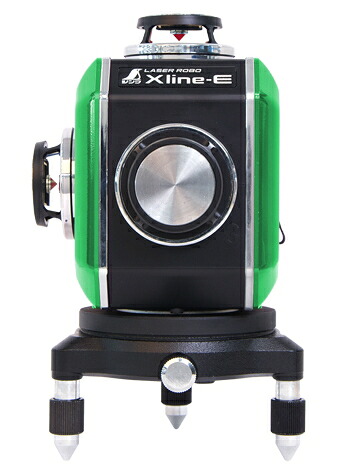 シンワ測定 レーザ墨出し器 レーザーロボXline-E 緑であること フルライン・地墨はりつけ台 71610【受光器・三脚架は別売】