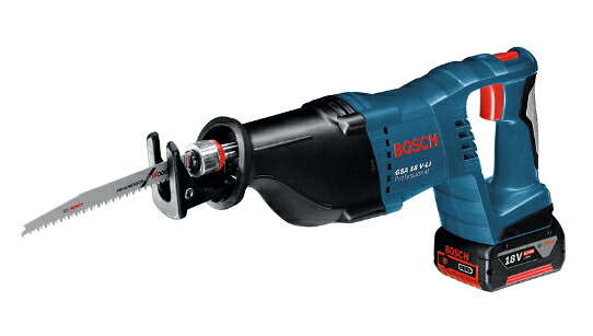 ボッシュ電動工具 18Vコードレスセーバーソー GSA18V-LIN【5.0Ahバッテリー×1個・充電器・ケース付】|ケンチクボーイ