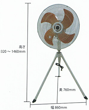 楽天市場】工場扇 スタンド型 工場用扇風機 【45cm】工場扇 YL-158iF2（SBK-SB45） : ケンチクボーイ