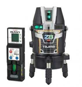 タジマ物の具 青碧緑であることレーザ墨出し器 NAVI ZERO BLUEリチウム-KJY ZEROBLN-KJY（本体+NAVI受光器）【三脚架は別売】