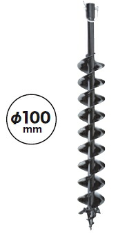 マキタ電動工具　アースオーガービット（新仕様）　φ100mm×全長800mm　A-79550 （A-71657の後継品）