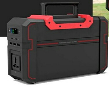 矢田電気　【ポータブル電源】家庭用ポータブル蓄電池（120000mAh）　YDP-444