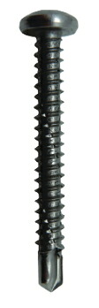 九飛勢螺　ピアスビス　ドリルネジ　PAN（なべ）　ステンSUS410（パシペート）　3.5×10mm【1500本入】　4P3510