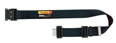 タジマツール　胴ベルト アルミワンタッチ黒バックル　ドット青【Mサイズ】　BWM125-DBU