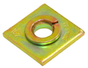 スプリング付角座金（M12用）　W4.5×40mm【1ケース/400枚入】