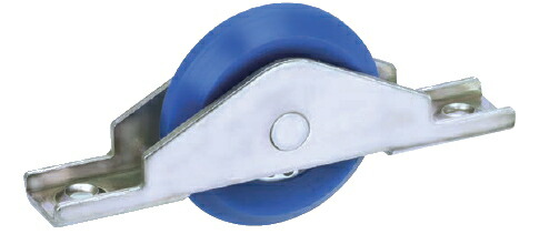 ヨコヅナ ベアリング入 MC防音フラッター戸車 MCナイロン車 ステンレス枠 60mm FMS-0609【4個入】