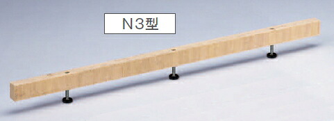 万協階層 システムネダN3型（分銅込みの小っちゃいシステムネダ） N3-410（自然調整床高371～455粍）【1入れもの/14個入/貼り付ける剤付】