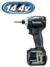 マキタ インパクトドライバー 【APT/ブラシレス】14.4V充電式インパクトドライバー TD162DRGXB(黒)【BL1460B×2個・充電器・ケース付】|ケンチクボーイ