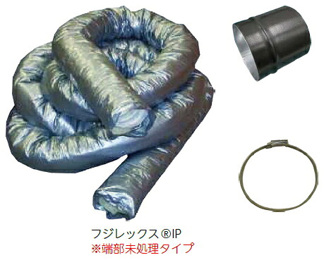 フジモリ産業 フジレックスIP 24K×50t φ100×3ｍ【1書き割り】【導管×1本・繋ぎ合わせる用単管×1個・締付ダンス楽隊×2個付】