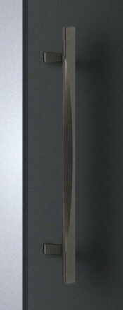 UNION（単位労働組合） 部屋の入り口手持ち部分 軽銀 ストーンブラストスレイトグレー T1235-25-196【内外/1組】