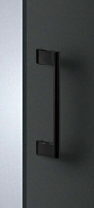 UNION（ユニオン）　ドアハンドル　ステンレス　ユニフォートIIマットブラック　T2110-01-222-L300【内外/1組】