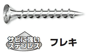 山喜実業 ステンレスコーススレッド（フレキ） SUS410（パシペート） 3.8×51粍 W51空想科学小説（全螺子釘）【1容れもの/500本×10箱入】