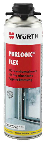 ウルト　弾性ウレタンフォーム　PURLOGIC　ピュアロジックフレックス（500ml）　8921428【1ケース/12本入】｜ケンチクボーイ