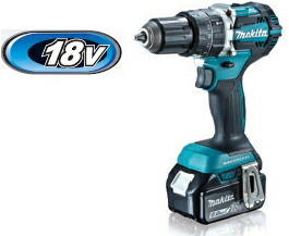 楽天市場】マキタ電動工具 18V充電式振動ドライバードリル HP484DZ（青