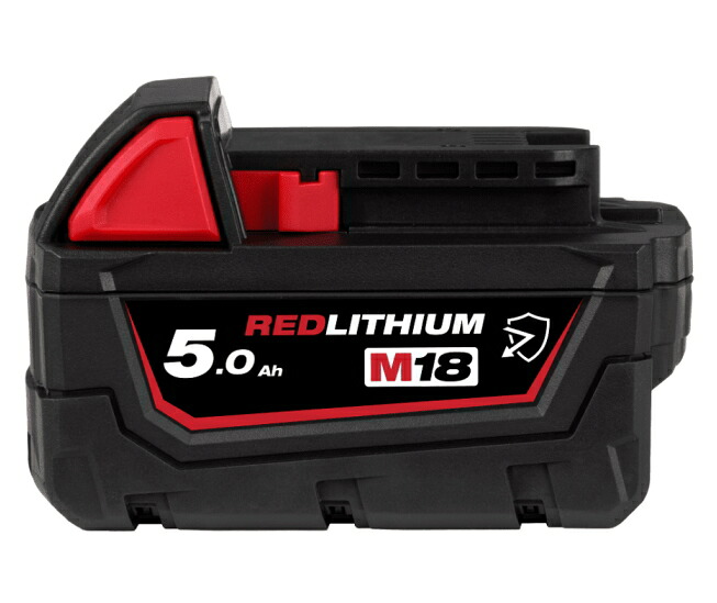 ミルウォーキー 【M18】リチウムイオンバッテリー M18  5.0Ah 耐環境蓄電池 M18B5-CR JP