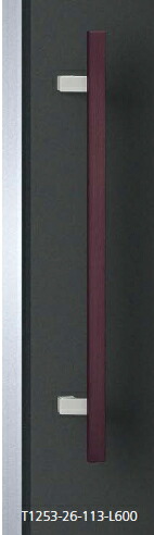 UNION（ユニオン）　ドアハンドル　アルミ　ヘアラインベイクドブロンズ＋シルバー　T1253-26-113-L600【内外/1組】 27,957円