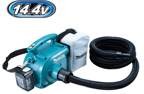 マキタ電動工具　14.4V充電式小型集じん機【粉じん専用/3L】　VC340DRF【BL1430B×1個・充電器DC18RF付】