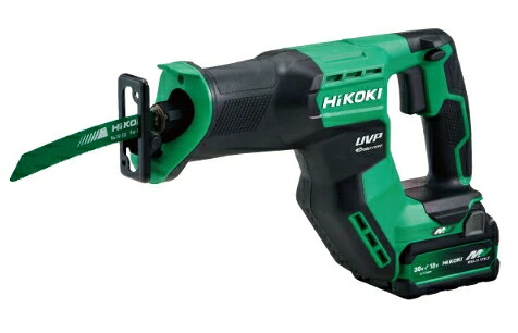 HiKOKI/ハイコーキ　【36V/マルチボルト】　コードレスセーバソー　CR36DMA(2XPZ)　[BSL36A18X&times;2個・充電器・ケース付]｜ケンチクボーイ