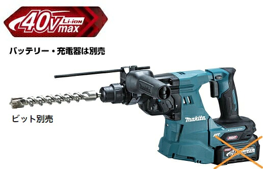 マキタ電動物の具 【28粍】40Vmax申し受ける式鉄槌せん孔機（集じん取り合わせなし） HR011GZK（本体のみ+容れもの）【乾電池・申し受ける器は別売】（SDSプラスシャンク） ※無線電話聯絡相応う/無線電話社会的単位は別売