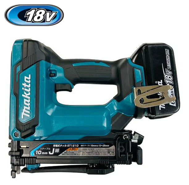 楽天市場】マキタ電動工具 18V充電式タッカー【J線/4mm幅】 ST421DZK