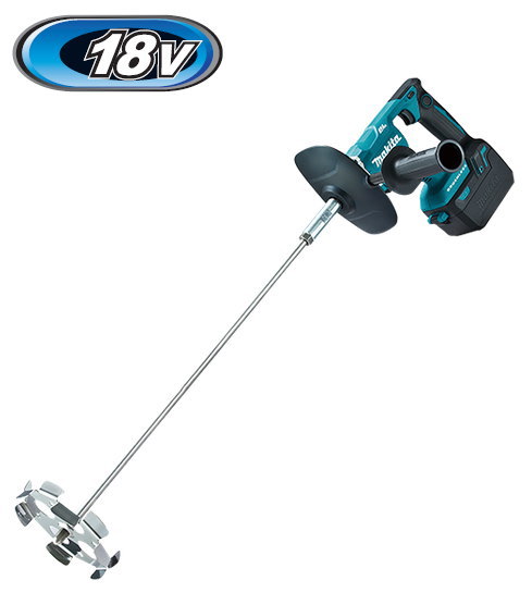 マキタ電動物の具 18V申し受ける式カクハン機 UT130DRG【BL1860B×1個・申し受ける器DC18RF付】