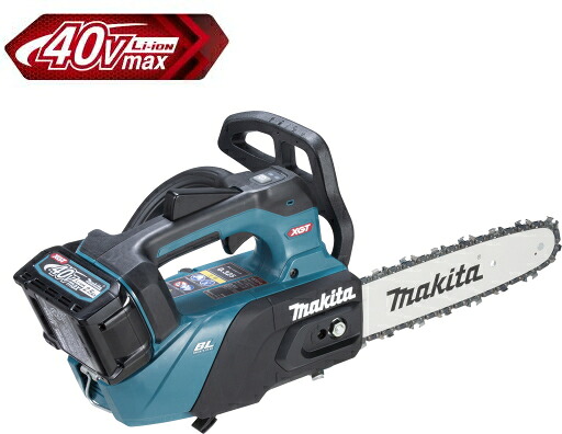 マキタ電動手道具 40Vmax申し受ける式チェンソー【ガイドバー長さ250粍】 MUC031GRD【BL4025×1個・申し受ける器DC40RA付】【薄刃80TXL/スプロケットノーズバー250粍遣りかた】 ※フルセット品のみ本体青みとなります