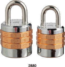 アルファロック　十角符号錠　2880（可変式）/35mm　2880-35　1AH3500000【1箱/6個入】