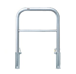 サンポール　車止め　アーチ　差込式フタ付　φ60.5&times;W750&times;H800　AH-7SF75-800 【※メーカー直送品のため代金引換便はご利用になれません】【個人宅配送の場合は都度送料お見積りとなります】　50764｜ケンチクボーイ