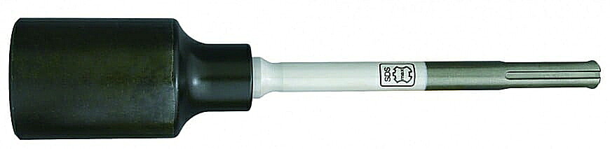 ラクダ　単管打込アダプターB型（SDS-max）　18φ&times;355mm　内径50φ（孔の深さ80mm）　10117｜ケンチクボーイ