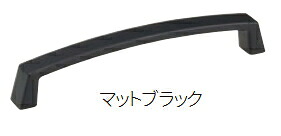 MARUKI(丸喜金属) スクエアハンドル MHD-185 サイズ:100 マットブラック 【1箱/20個入】|ケンチクボーイ