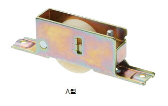 MARUKI（丸喜金属）　鋼板枠　UD調整戸車（ウレタン車・BR無）　N-501　A型【1箱/12個入】