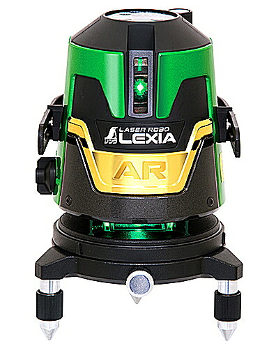 シンワ測定　レーザー墨出し器　レーザーロボ LEXIA AR　グリーン 21AR　70862（本体のみ）【受光器・三脚は別売】｜ケンチクボーイ
