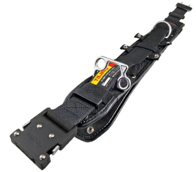 タジマ物の具 細工物位置選定用 胴当て三尺帯 滑っこいD2 黒ワンタッチ L WFXD2-WBL