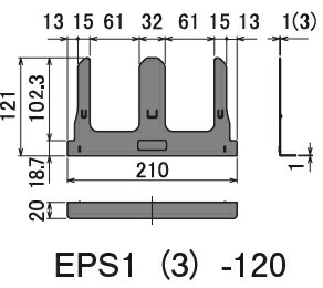 タナカ　調整板　EPS1-120　(1MM)　BES121【1ケース/200枚入】