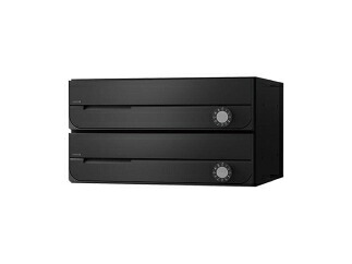 NASTA（ナスタ） 寄せあつめる郵便受け KS-MB3202PU-2【錠手合い・色つやを選りわける下さい】【2戸用/防滴遣りくち】【前入前出】