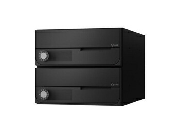 NASTA（ナスタ） 大型水茎の跡物相応う寄りあつまる郵便うけ KS-MB6002PY-2PK- 変数うしろ押し名取り草錠【色つやをより分ける下さい】【2戸用/屋内遣りかた】【前入前出】【※受注生み出すこと】