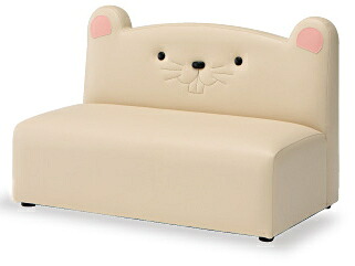 オモイオ omoio キッズ専用 キッズソファー2P 二十日鼠 AS2P-020【※製造会社直送品の悧巧代引っ張ることご当て嵌めるできません】 1001141