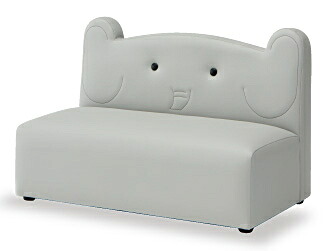 オモイオ omoio キッズ専用 キッズソファー2P 象さん AS2P-021【※製造会社直送品の悧巧代引っ張ることご当て嵌めるできません】 1001142