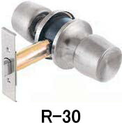 トステム　アルミサッシ取替錠　R-30　バックセット90mm