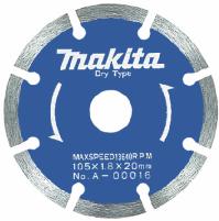 マキタ電動工具　ダイヤモンドホイール　セグメント205mm　A-00066