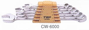 TOP（トップ工業）　コンビネーションレンチセット　CW-10000S（ビニールケース入）　（旧CW-10000）