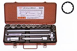 TOP工業ソケット レンチ セット SWS-408M 楽天市場】TOP/トップ工業 SWS-408M ソケットレンチセット(差込
