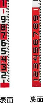 タジマ物の具 シムロンロッド-120 磁気テープ幅120粍 30m 後ろ側遣りかた1mアカシロ SYR-30WK