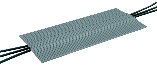 JEFCOM（ジェフコム電材/デンサン）　ケーブルマット　1000&times;450mm　グレー　JC-10426GY｜ケンチクボーイ