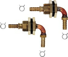 KAKUDAI　カクダイ　416-451　ユニットバス貫通金具（ペア耐熱管用） 10A 4,894円