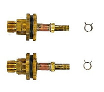 KAKUDAI　カクダイ　416-452　ユニットバス貫通金具（ペア耐熱管用） 10A