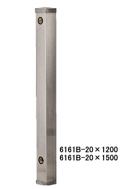KAKUDAI カクダイ 6161B-20×1200 ステンレス鋼水栓柱（20粍）（70角）