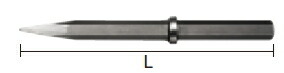 HiKOKI ハイコーキ(日立電動工具) ハンマ H90SG専用 ブルポイント 520mm No.0098-5230