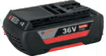 ボッシュ電動手道具 36V蓄電池【2.0Ah】 リチウムイオン 横すべり印字機 A3620LIB【ボッシュ完全無欠品】