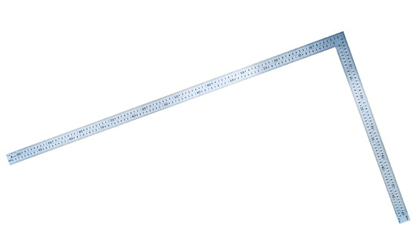 シンワ測定　曲尺大金普及型ステン　1m&times;60cm 表裏同目 8段目盛　63122【※代金引換便はご利用になれません】｜ケンチクボーイ